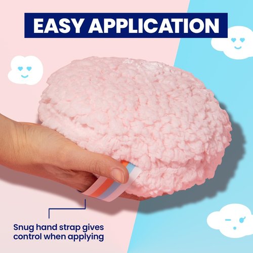 Megababe Body Powder Applicator - Oversized 6” x 3” Dust Puff for Effortless Application | Powder Sold Separately