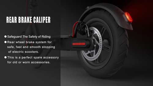 GLDYTIMES Rear Brake Caliper Disc Brake Caliper Replacement for Xiaomi M365 Scooter Parts Aluminum Alloy Scooter Brake