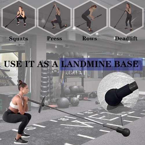 Landmine Attachment for Barbell - Versatile Exercise Tool for Press, Row & Spin | Fits 2" Olympic Bars