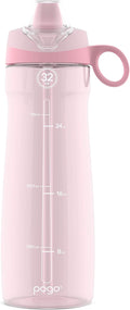 Pogo Water Bottle - BPA-Free Plastic with Soft Straw Lid & Carry Handle | Dishwasher Safe