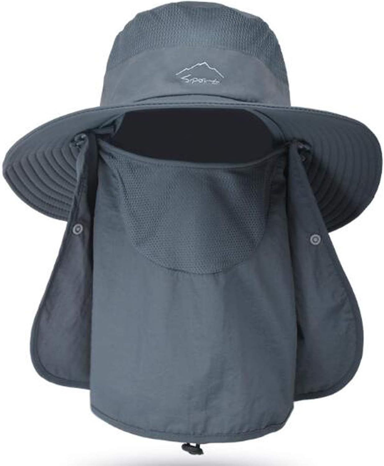 Skiennix Fishing Hat - UV Sun Protection Wide Brim with Face Cover & Neck Flap for Men & Women