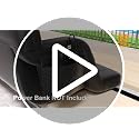 Black 25-Inch Heated Stadium Seats for Bleachers, Dual Control, 2 Pack
