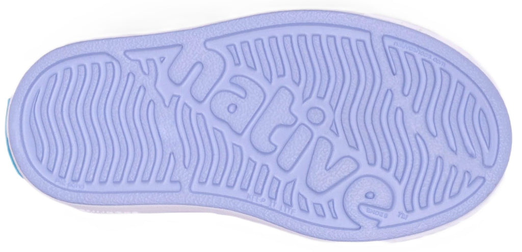 Native Shoes Unisex-Kids Jefferson Sneakers, Future Purple/Shell White, 9 Toddler