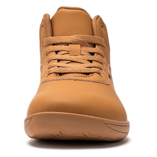 HOBIBEAR Women's Wide High-Top Barefoot Sneakers | Men's Mesh Lined Comfortable Ankle Bootie | Minimalist Zero Drop Sole Brown, 8 Women/6.5 Men