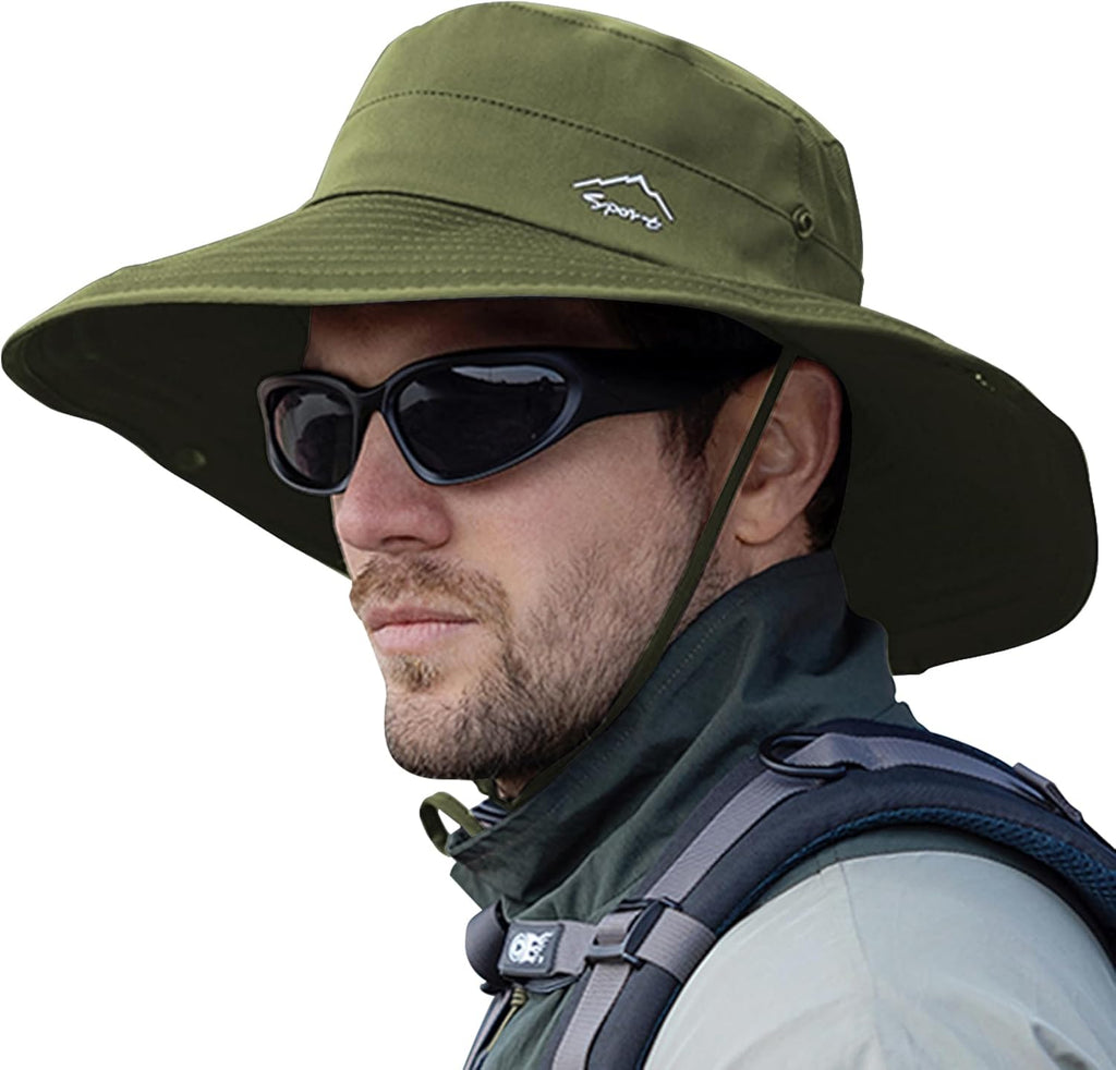 Skiennix Cooling Sun Hat - Wide Brim Bucket Hat for Fishing, Hiking & Beach | Foldable Design