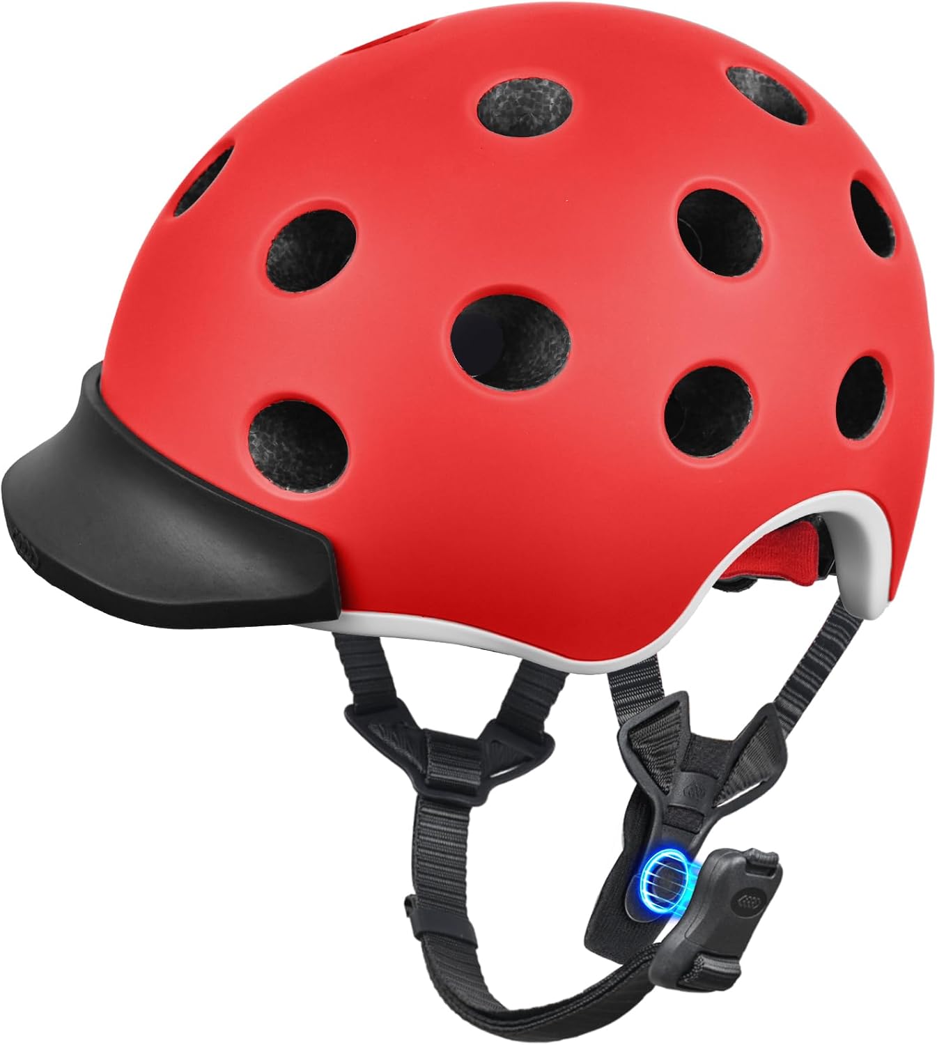 Wemfg Kids Bike Helmet - Adjustable Magnetic Buckle for Boys & Girls | Lightweight & Ventilated Multi-Sport Design