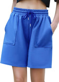 Cowasto Women's Cotton Sweat Shorts - Casual Loose Athletic Lounge Shorts with Pockets | Summer Comfort
