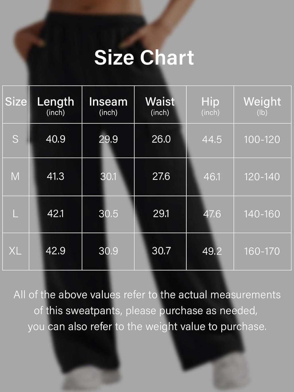 YEOREO Women's Fleece-Lined Cargo Sweatpants - Wide Leg Joggers with Pockets | Comfortable & Stylish