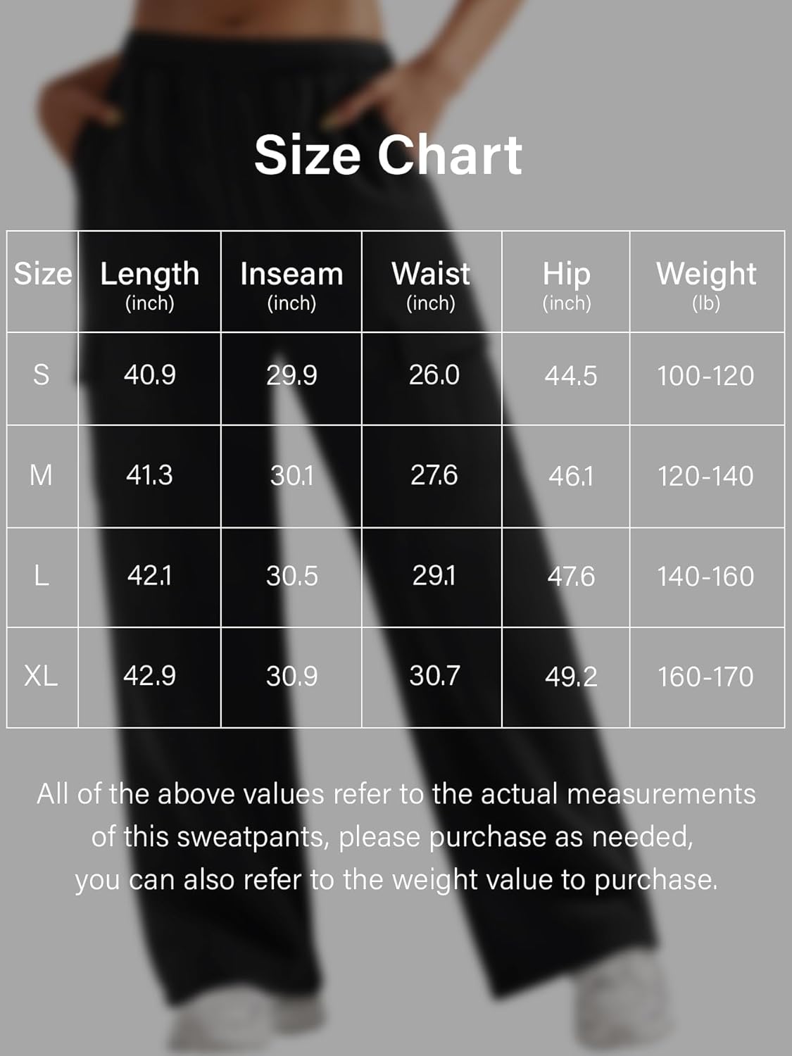 YEOREO Women's Fleece-Lined Cargo Sweatpants - Wide Leg Joggers with Pockets | Comfortable & Stylish