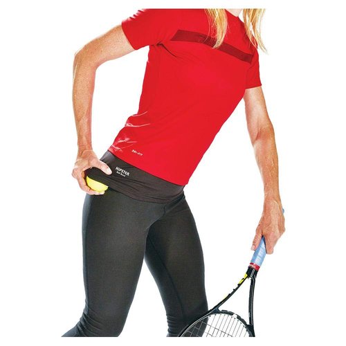 Tourna Hipster Ball Band for Holding Tennis Balls and Pickleballs - Large, Black