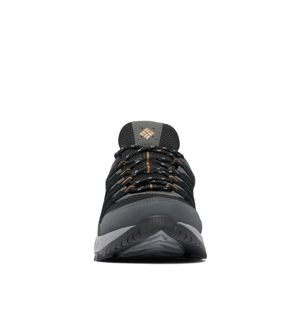 Columbia Men's Strata Trail Low Waterproof, Black/Elk, 11