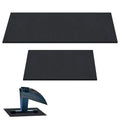 Riakrum 2 Pieces Rower Mat Compatible with Model D Concept 2 Rowing Machine Anti Slip and High Density Thick Floor Mat for Home Gym Foam, Black