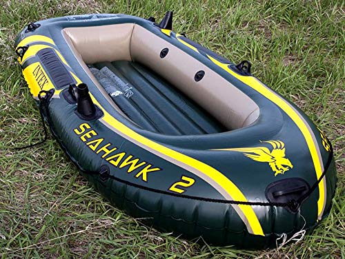 Intex Seahawk 2 Inflatable Boat Set - 2 Person, 48in, PVC, Includes Pump & Oars (Variation 1)