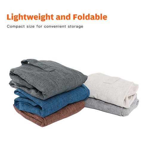 Cotton Linen Yoga Ball Cover Thickened Non Slip Lining Effectively Protects The Ball Against dust and wear and Tear Pilates, Yoga, Home Fitness Must Have Specially Designed (65cm)