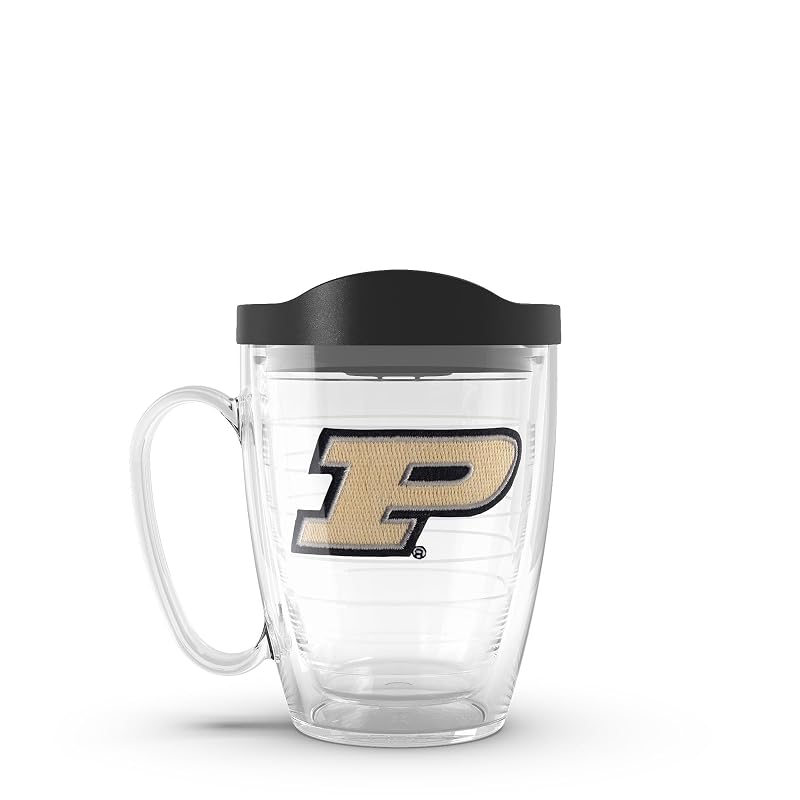 Tervis Purdue Boilermakers 16oz Insulated Tumbler Cup - Double-Wall Made in USA, Clear