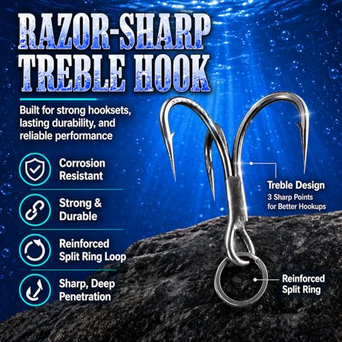 2.16-inch Metal Jig Fishing Lures Set with Box - 0.53oz, For Bass & Trout