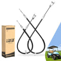 10L0L Golf Cart Brake Cable Set for Club Car Precedent 2004-up and Tempo 2018-up, Driver and Passenger Side, Replace OEM 102557501 102557502 103528701 103528702