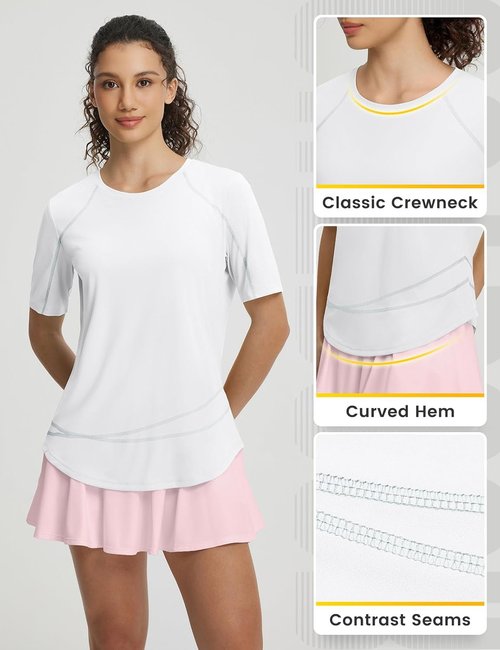 Baleaf Women's Sun Shirt - Lightweight UPF 50+ UV Protection Top for Hiking & Running