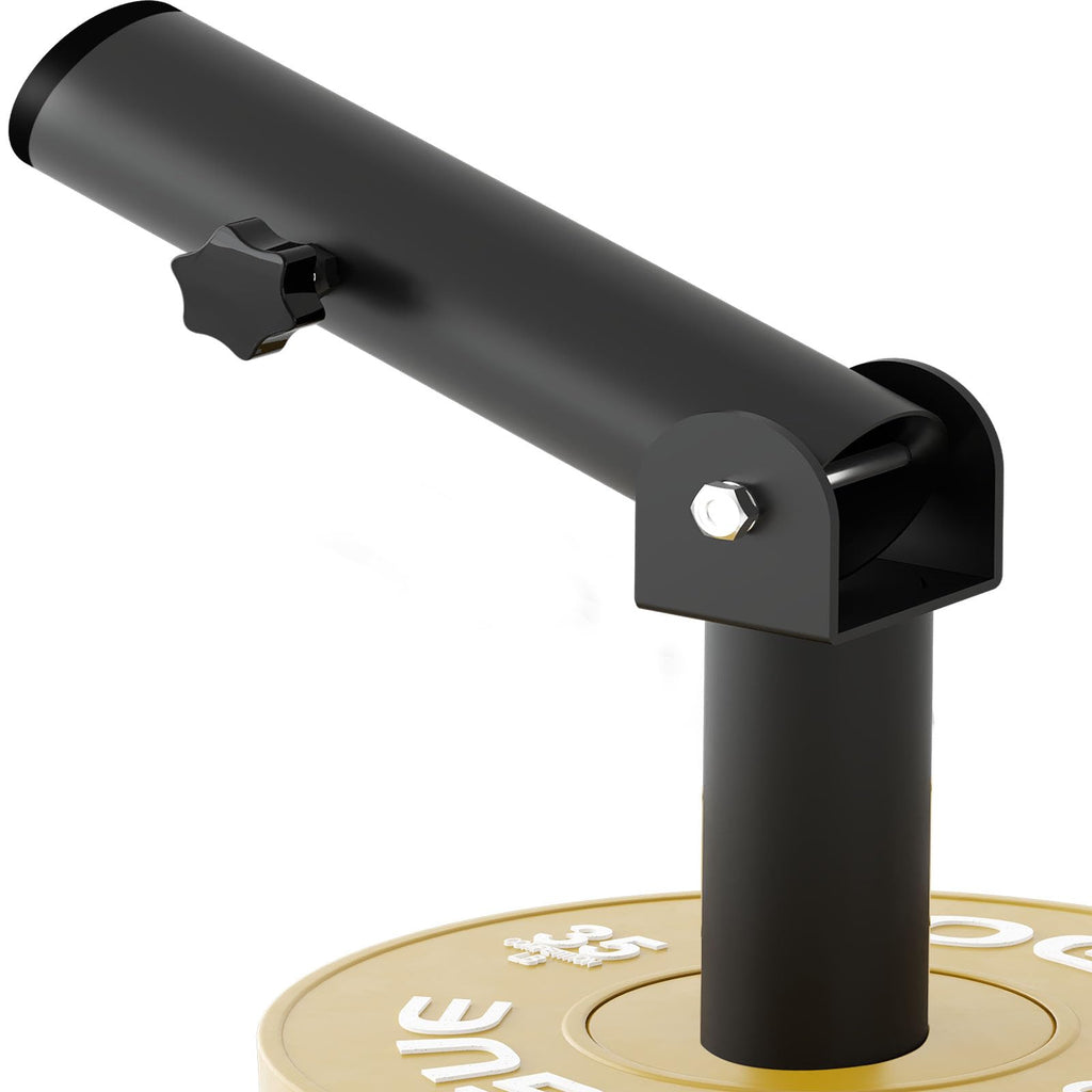 Lovind T Bar Row Landmine Attachment for 2" Olympic Bars,360 Degree landmine Base with Bar Protective Plastic Tube Sleeve for Home Gym Workout (T Bar Row Landmine Attachment)