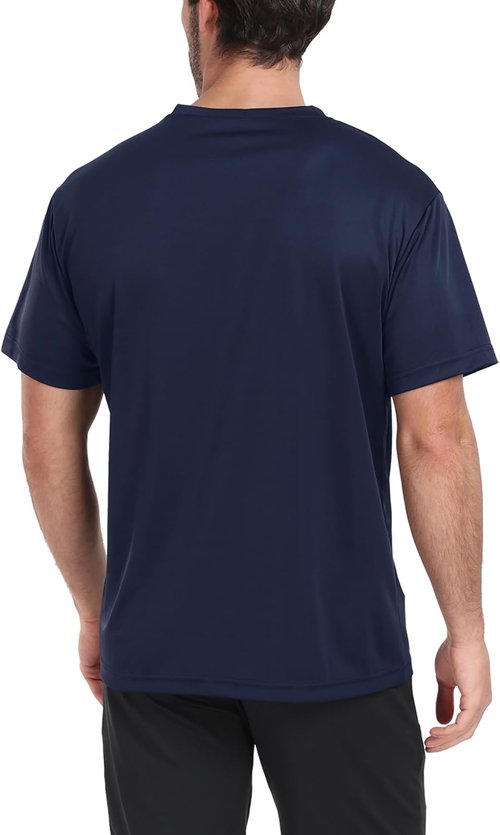 HovSiyla Athletic Workout Shirts for Men - Quick Dry Moisture-Wicking Performance Tee | 1/5 Pack