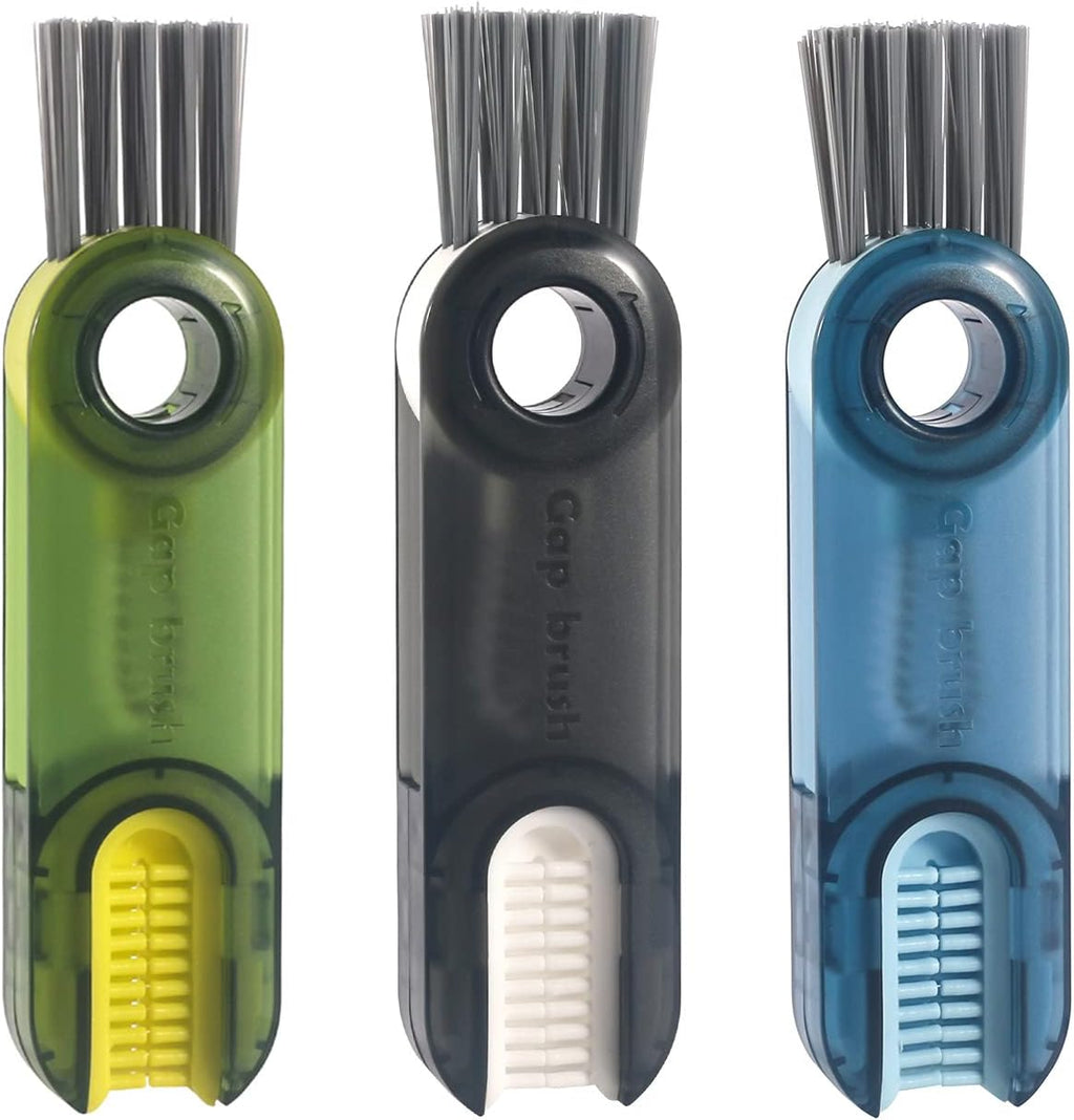 Skiennix 3-in-1 Cup Lid Cleaning Brush Set - Multifunctional Insulation Bottle & Silicone Holder Cleaner