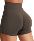 YEOREO Women's High Waist Biker Shorts - Tummy Control & Hidden Scrunch | 3.6"/4.5"/6" Sizes