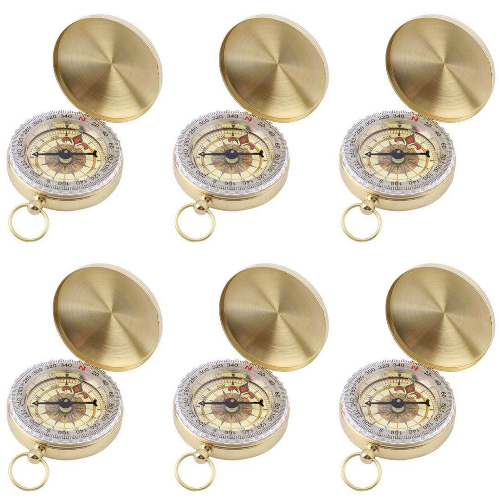 SHENQIDZ Camping Survival Compass for Hiking or Camping Pocket Compass for Kids