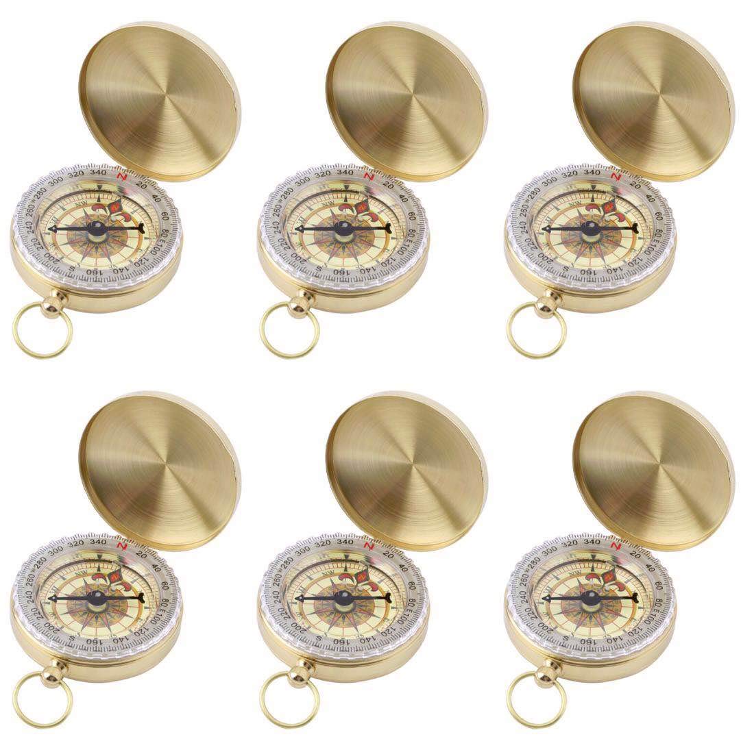 SHENQIDZ Camping Survival Compass for Hiking or Camping Pocket Compass for Kids