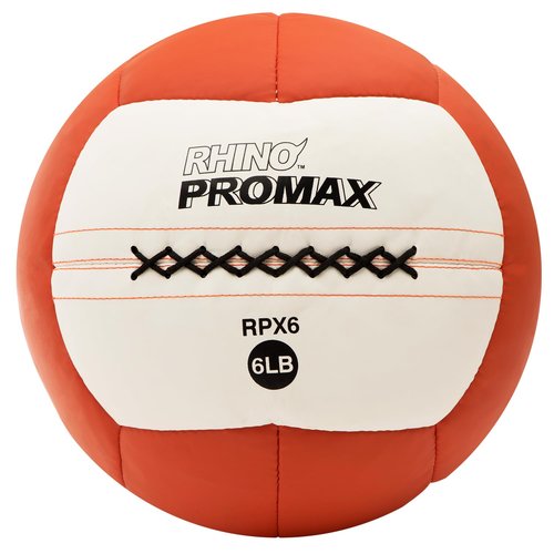 Champion Sports RPX6 Rhino Promax Slam Balls, 6 lb, Soft Shell with Non-Slip Grip, Medicine Wall Exercise Ball for Weightlifting, Plyometrics, Cross Training, & Home Gym Fitness