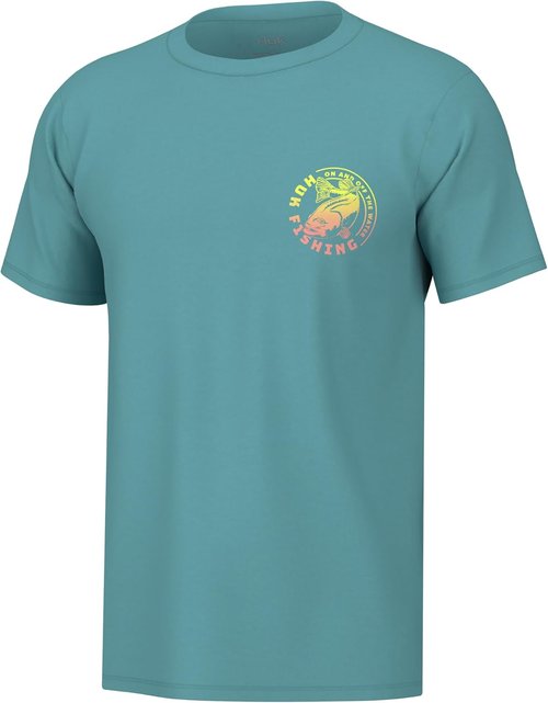 HUK Men's Fishing Tee - Quick-Dry Performance Short Sleeve Shirt for Ultimate Comfort