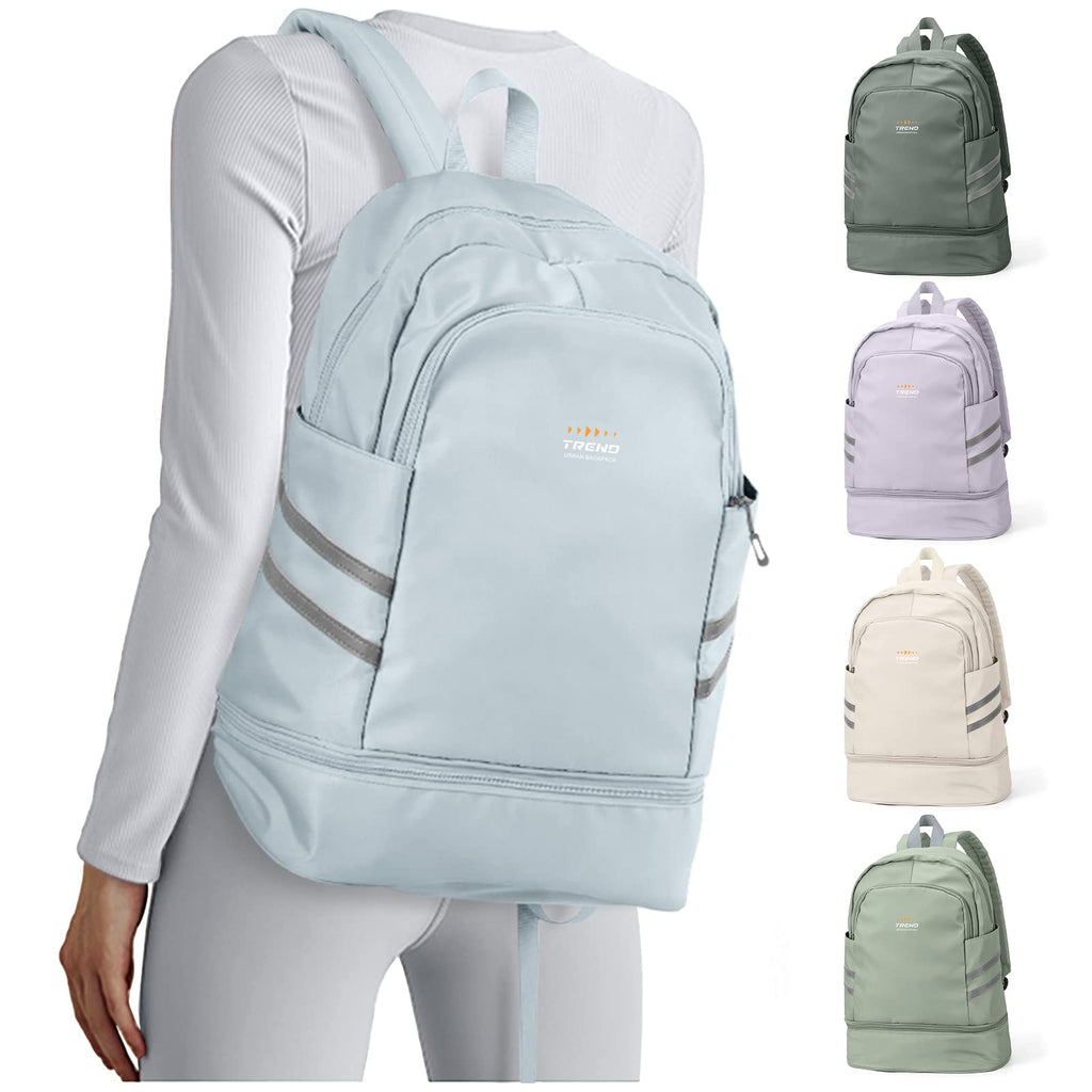 coofay Gym Backpack for Women Waterproof Backpack with Shoe Compartment Lightweight Travel Backpack Pink Sports Backpacks Large Gym Bag