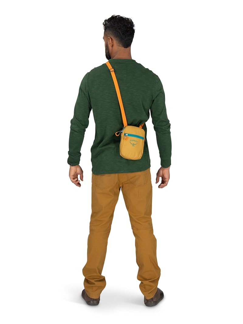 Osprey Daylite Small Crossbody Bag - Durable Sling with Zipper Pockets, Tumbleweed Yellow/Tunnel Vision