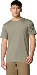 Columbia Men's Kwick Hike Graphic Tee - Short Sleeve, Stone Green Heather, Size Medium