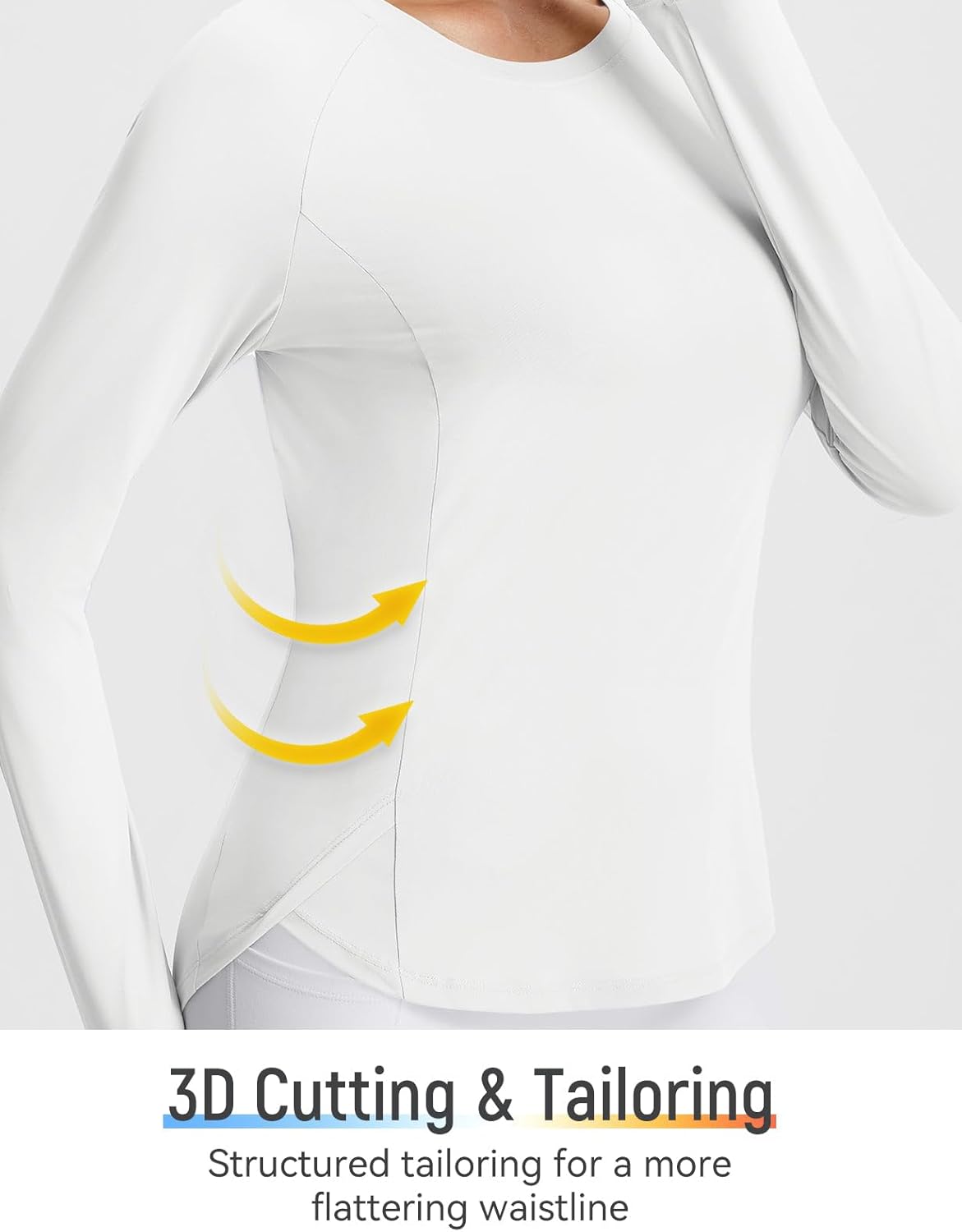 Baleaf Long Sleeve Cooling Workout Tops - UPF 50+ Quick Dry Lightweight Athletic Shirts for Women
