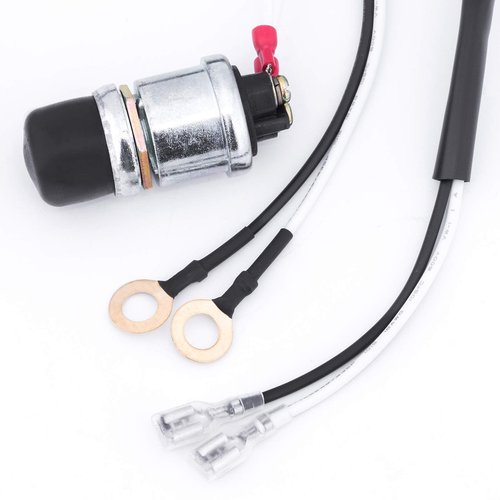 Roykaw Universal Golf Cart 12 Volt Horn Kit W/Floor Mounted Button and Wiring Harness Compatible with EZGO Club Car Yamaha, UTV, Boat