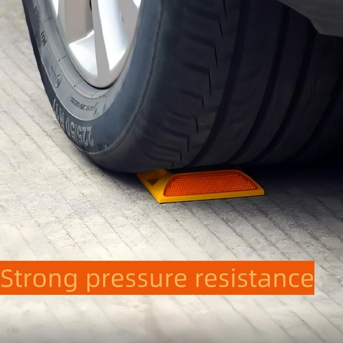 Kanlpeia 10 Pack Road Reflectors Reflective Lane Markers 4 by 4 inch Street Pavement & Asphalt Stud Markers for Speed Bumps Sidewalks Pedestrian Crossings Freeways and Driveways