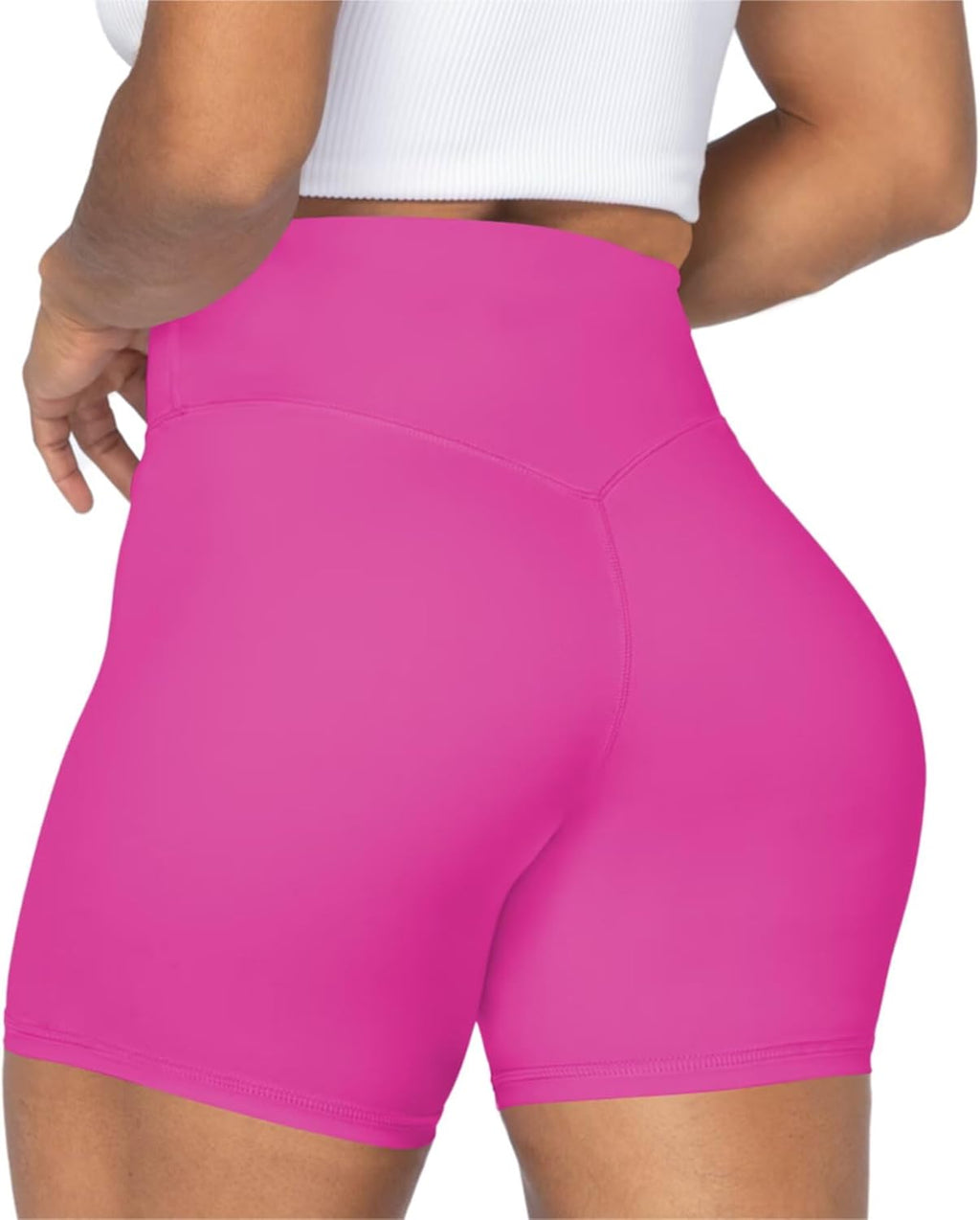 Sunzel High Waist Biker Shorts - No Front Seam, Squat Proof Yoga & Workout Shorts for Women