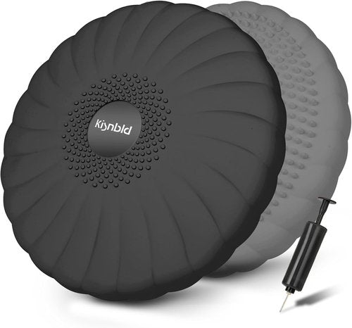 Kisnbld Wobble Cushion - Extra Thick Sensory Seat for Kids | Non-Slip Balance Disc with Pump (13.5in)