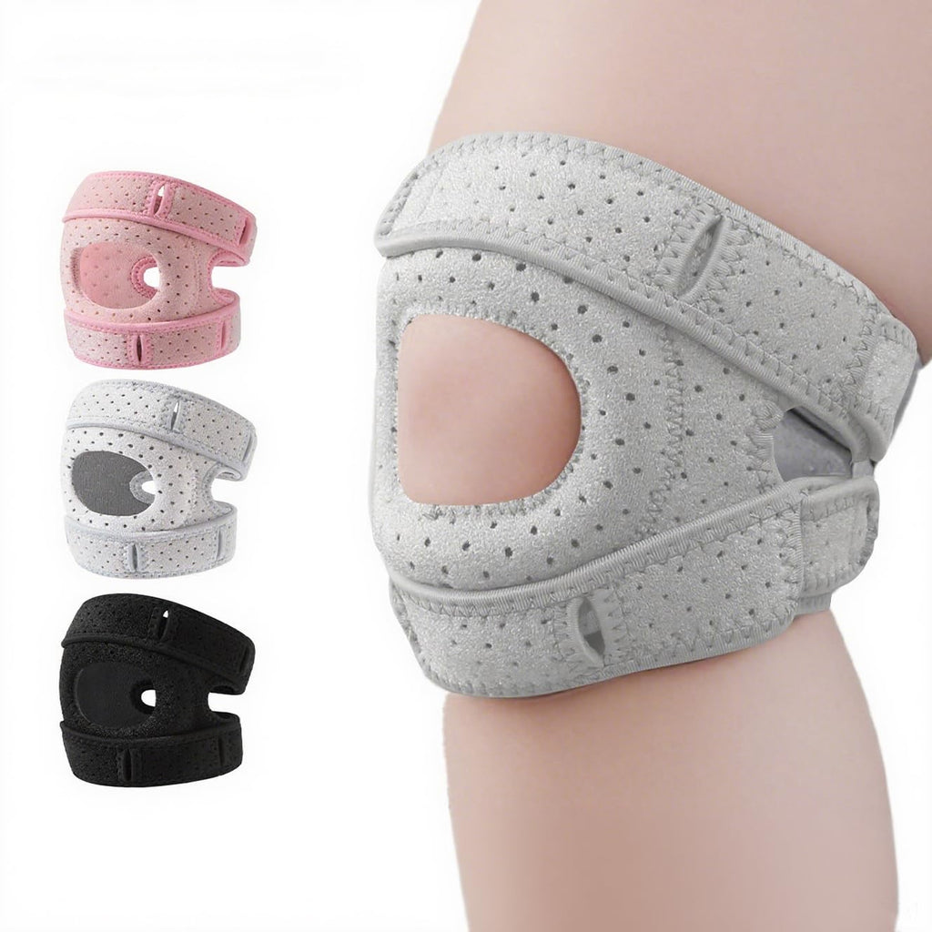 Paiwefil Knee Brace for Women & Men - with Side Stabilizers & Patella Gel Pad Patella Adjustable Support - for Injuries Meniscus Tear,Recovery,Runnings,Sports,and Workouts (Black)
