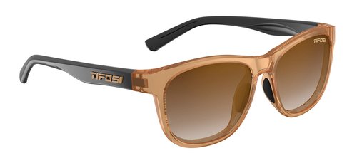 Tifosi Optics Swank Sunglasses (Crystal Brown-Onyx/Brown Gradient Lens)