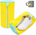 Regine Switzerland Shoe Washing Bag - Reusable Laundry Bag for Sneakers & Tennis Shoes | 2 Pcs Yellow