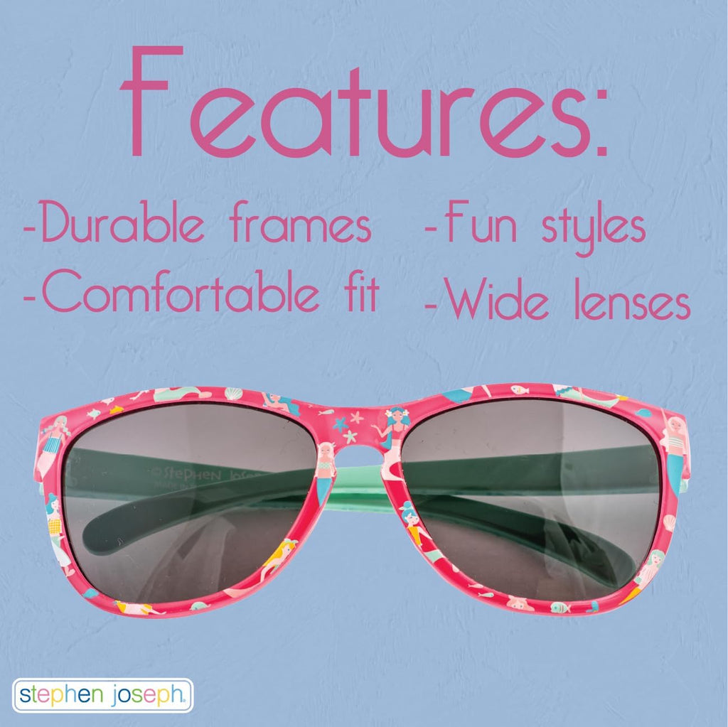 Stephen Joseph Toddler Sunglasses - Classic Shark Design for Kids | UV Protection & Fun Style