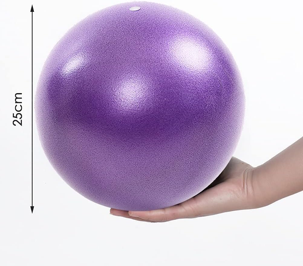 Small Pilates Ball - 9 Inch Mini Exercise Ball for Yoga, Core Training & Stability