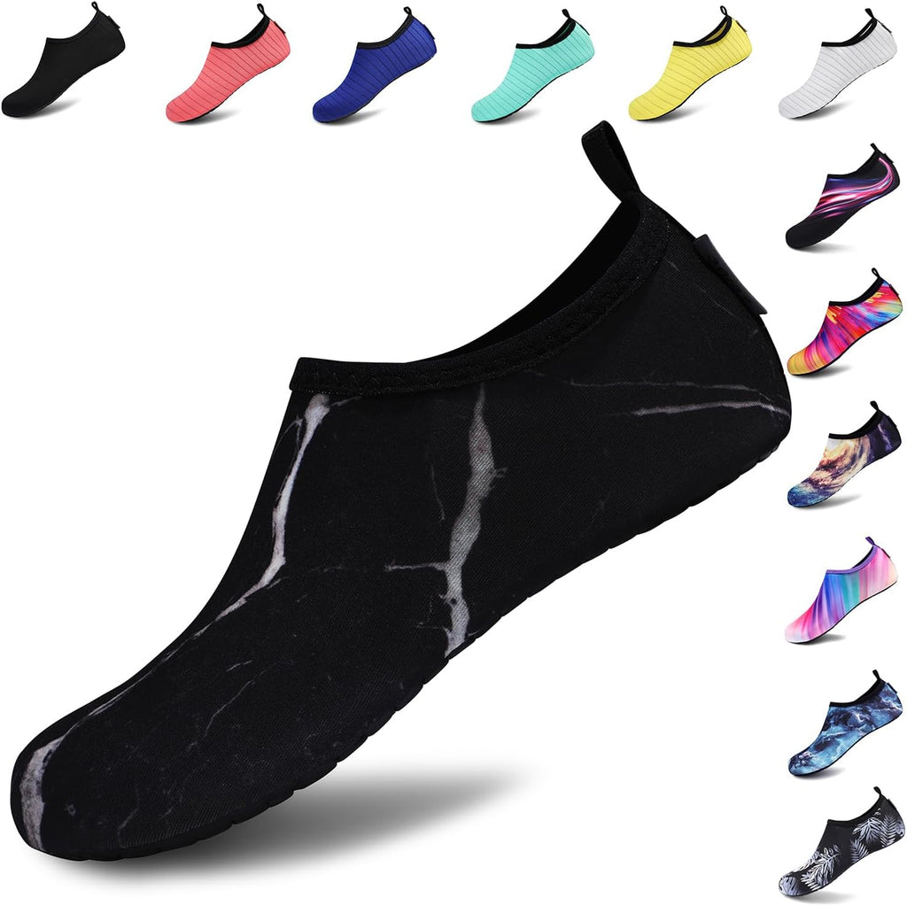 VIFUUR Aqua Yoga Shoes - Quick-Dry Barefoot Water Sports Slip-On for Men & Women