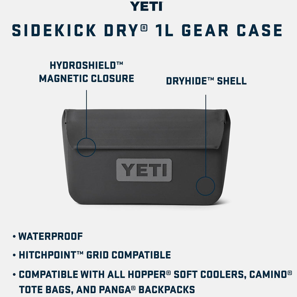 YETI Sidekick Dry Waterproof Gear Case - Durable, Versatile Bag for Outdoor Adventures