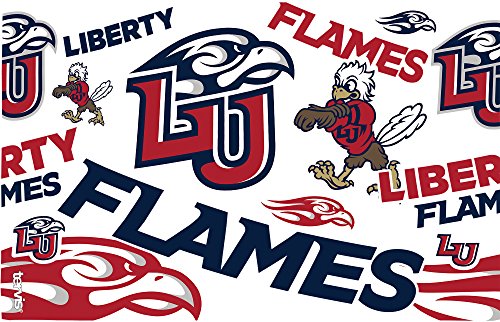 16oz All Over Wrap Tervis Liberty Flames Tumbler with Navy Lid