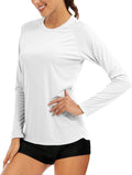 MAGCOMSEN Women's Long Sleeve Sun Protection Shirt - UPF 50+ for Hiking, Fishing & Workout