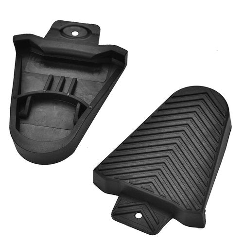 HilBeliFU 1Pair Cycling Shoes Cleat Covers, Comfortable Bike Pedal Cleat Cover, Rubber Road Bike Pedal Protectors, Replacement Pedals Cleats Compatible with SPD SL, 3.7x2.5x0.6in