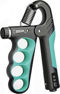 Hand Gripper by [Brand Name] - Adjustable 11-220LB Grip Strength Trainer for Muscle Building & Recovery