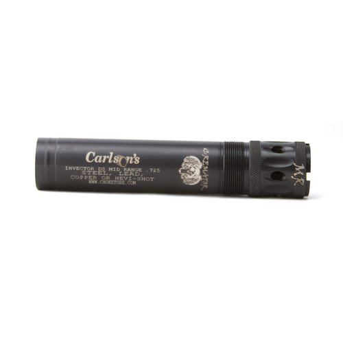 Carlson's Choke Tubes 12 Gauge for Browning Invector DS [ Mid Range | 0.725 Diameter ] Blued Steel | Cremator Ported Waterfowl Choke Tube | Made in USA